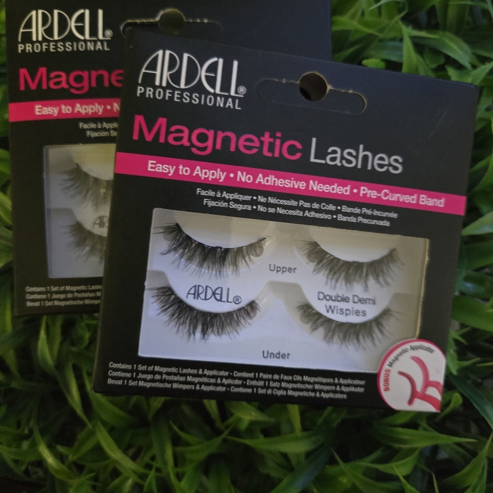 NIB Ardell Magnetic Lashes Wispies - Mess-Free, Natural Glamlashes 2 Box sale